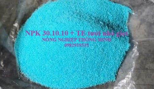 Phân bón NPK 30-10-10 + TE nhỏ giọt